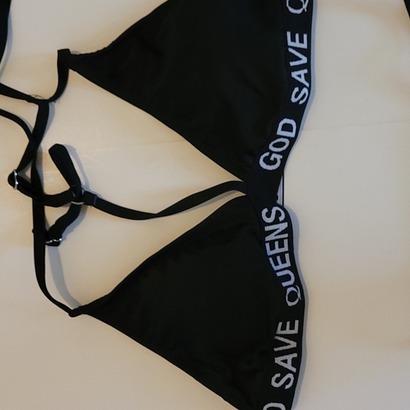 2 pc Bikini size Large Black - Picture 3 of 3